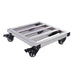 Stainless steel moving transport trolley with brake and casters for heavy loads