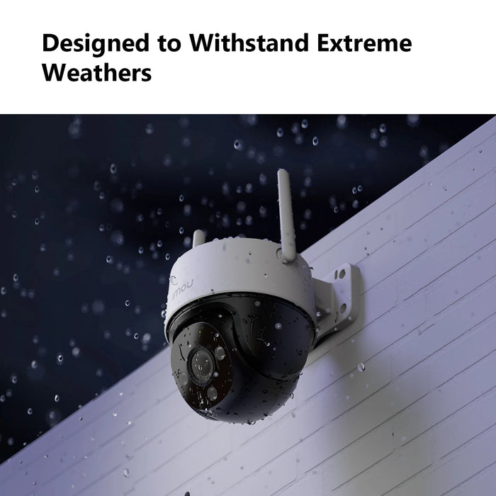 2-Pack 5MP Wi-Fi PTZ Outdoor Security Cameras