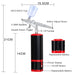 Portable mini airbrush kit with compressor for precise and detailed painting
