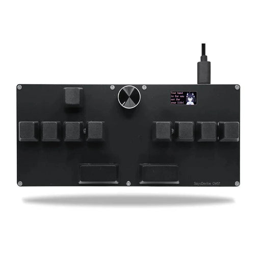 
Customisable trigger stroke mechanical keyboard with magnetic switches and knob features