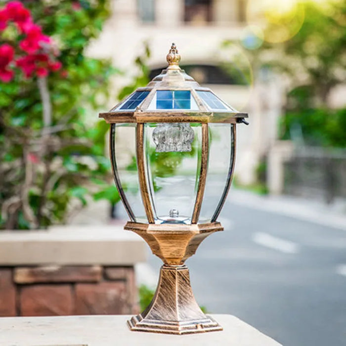Solar LED Outdoor Pillar Light with High Efficiency