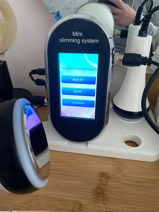 Ultrasonic Cavitation RF Slimming Machine – White, Fat Reduction & Skin Tightening
