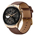 Waterproof Smartwatch with Rose Gold Metal Body and 132-inch UHD AMOLED Display