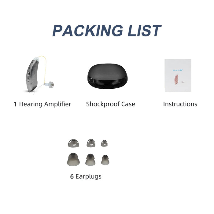 10-Channel Digital Hearing Aids with Bluetooth