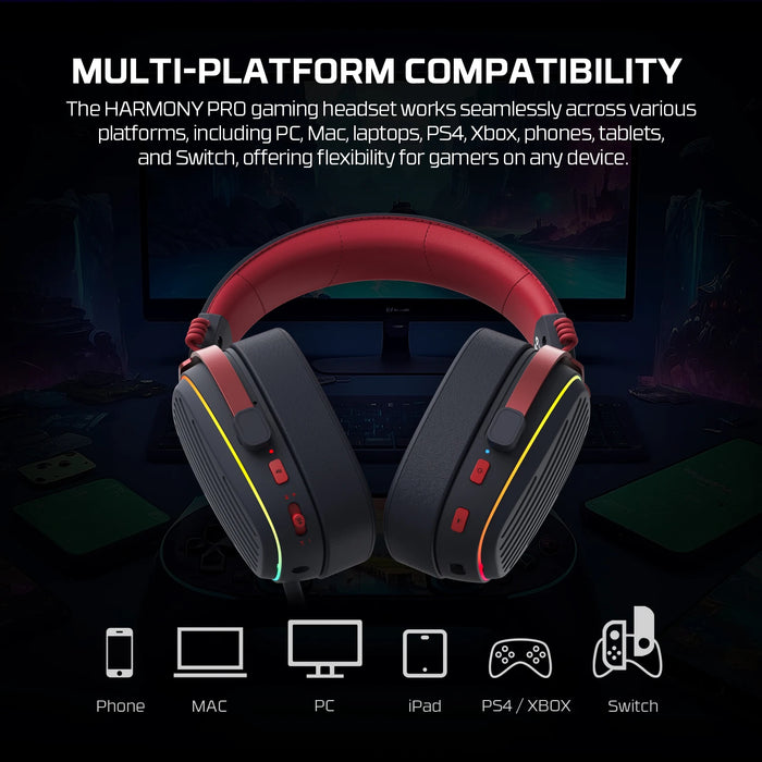 Wireless Noise Cancelling Headset with Detachable Mic