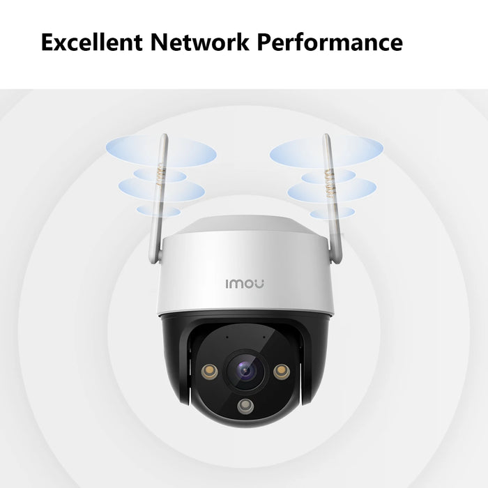 2-Pack 5MP Wi-Fi PTZ Outdoor Security Cameras
