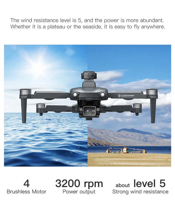 4K GPS Drone with Obstacle Avoidance and Dual Camera
