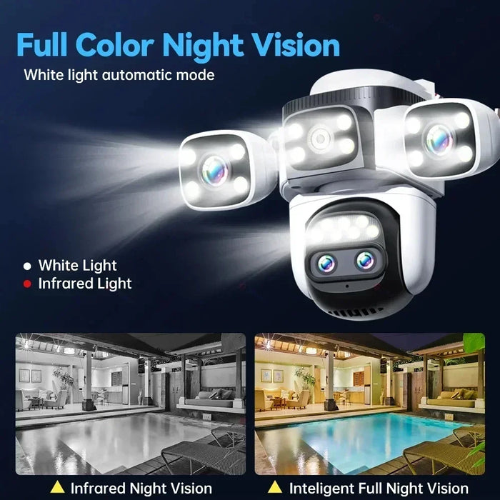 10K Outdoor PTZ WiFi Camera with Auto Tracking