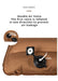 Lightweight and portable 9cm thick camping air mat in brown