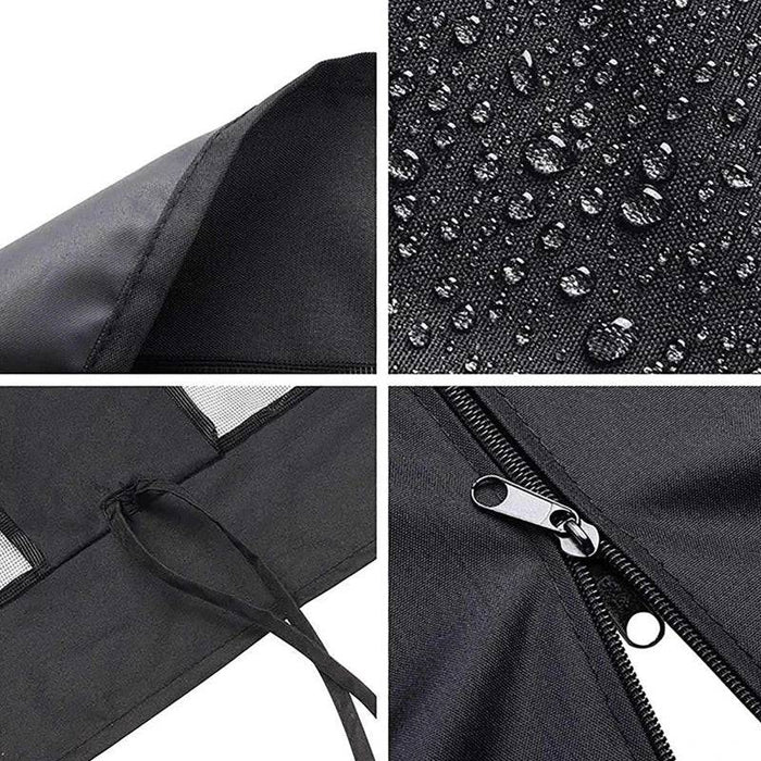 breathable mesh material for insect protection and airflow consistency