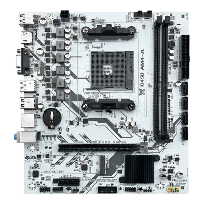 AM4 motherboard with high-performance Ryzen CPU socket