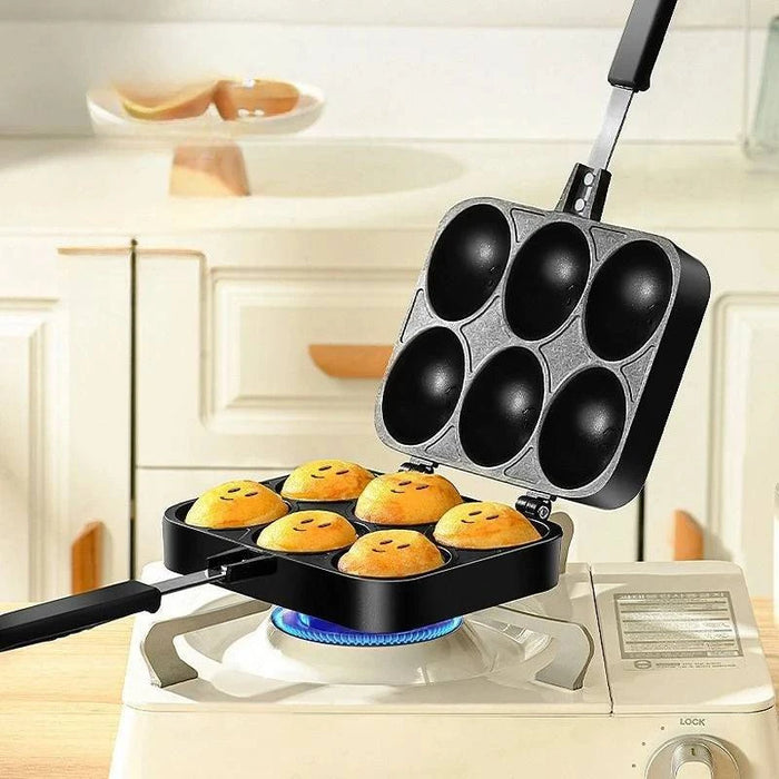 Smiley Face Egg Loaf Baking Pan with even heat distribution