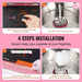  User-friendly design with a simple 4-step operation process and convenient sugar scoop 