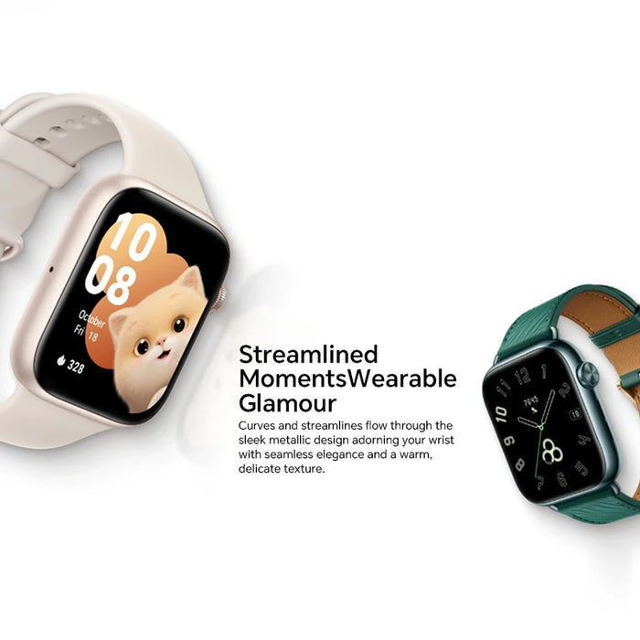 1.85" AMOLED Smartwatch with Health Tracking, GPS & Long Battery Life