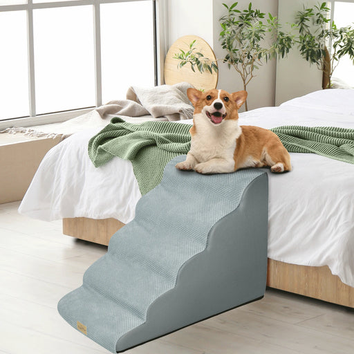 Sturdy foam construction supports pets securely