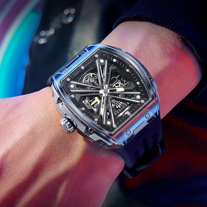 Stainless Steel Automatic Watch – Shockproof  Yellow