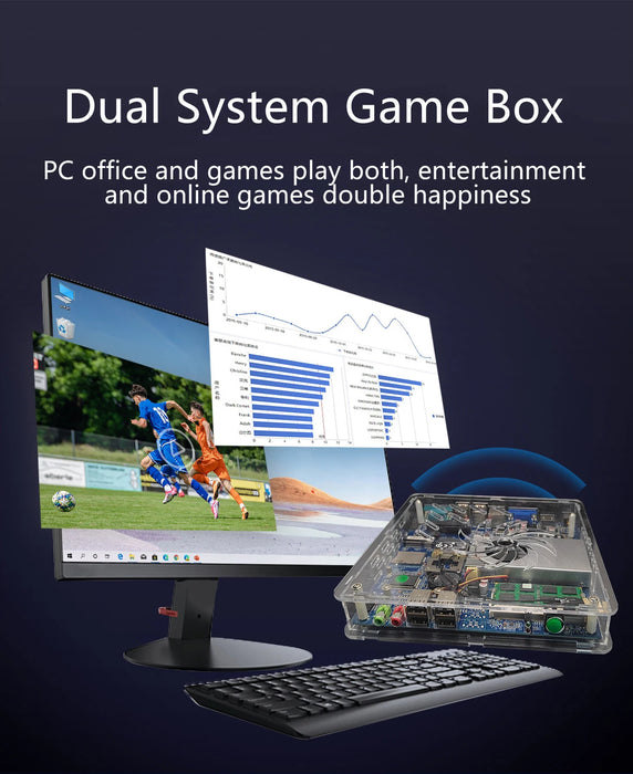 Game console running on Batocera Linux and Windows 11