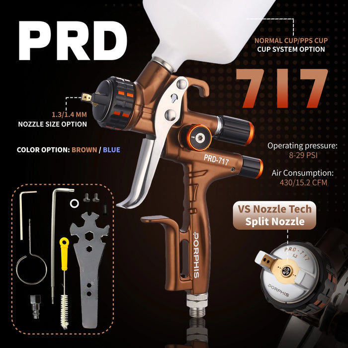 1.3mm HVLP Spray Gun for Water-Based Paints