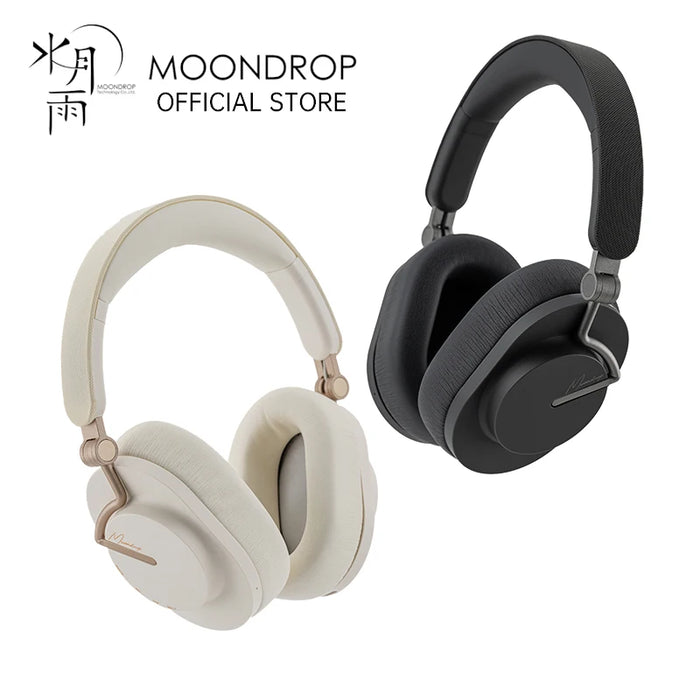Gray Wireless Noise Cancelling Headphones with Bluetooth 5.4