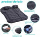 Includes inflatable pillows, air pump, storage bag, and repair kit