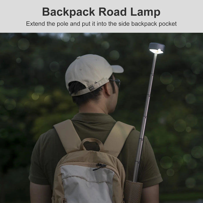 Rechargeable Outdoor Flashlight with Magnetic Base