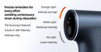 Lithium battery-powered massage gun with 3 adjustable intensity levels