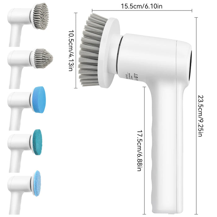 5-in-1 Wireless Electric Cleaning Brush for Home & Kitchen