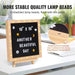 Black Felt Letter Board with 510 Alphabet Blocks