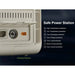 Portable Power Station with 2 x 230V AC outlets with 600W continuous and 1200W peak power, 2 x USB-A (5V 3A, 9V 2A, 12V 15A) and 2 x USB-C (5/9/12/15V 3A, 20V 3A, 200W Max) USB outputs, and 2 x DC5525 (12V 10A, 120W Max) DC output