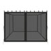 polyester material in black color for outdoor gatherings and events