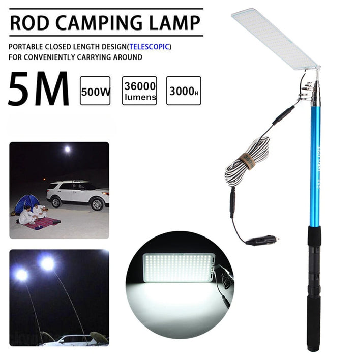 5M LED Fishing Rod Lantern for Camping, Outdoor & Night Use