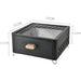 Camping Barbecue Stove Square Charcoal Heater white with black inside for outdoor cooking