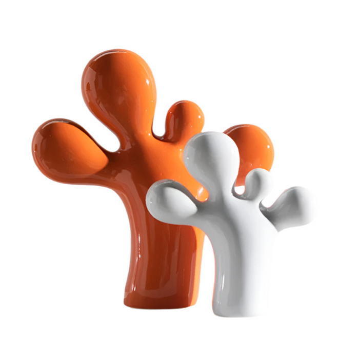 Modern Resin Foot Shape Table Decoration - Abstract Style