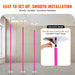 Professional portable removable stainless steel dancing pole for fitness in pink