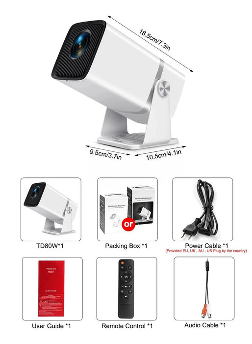 Zoom Function to Adjust Image Size Without Moving the Projector