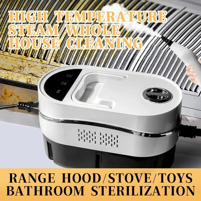 2500W Handheld Steam Cleaner for Home, Car & Kitchen Black