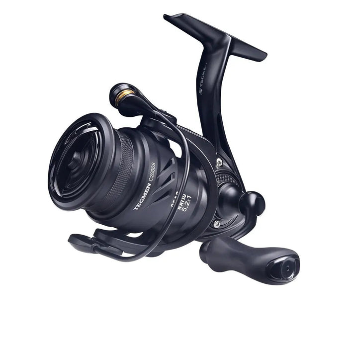 High-Speed Spinning Fishing Reel with 52:1 Gear Ratio and Lightweight Carbon Fiber Body
