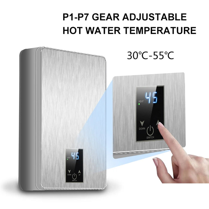 Water Heaters 6000W 220V Tankless for Bathroom or Kitchen
