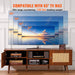 Sleek and stylish TV stand with adjustable shelves for storage customization