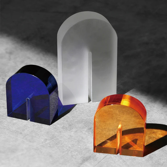 Luxury Crystal Bookend Decor – Style – For Home & Office Use