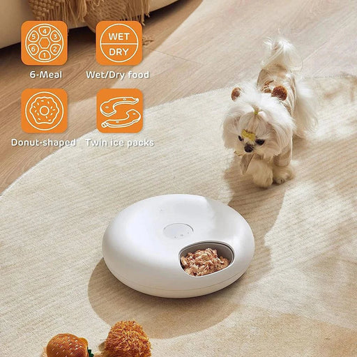 Rechargeable Wet Food Automatic Pet Feeder - Tuya WiFi Smart Dispenser with Timed Feeding Bowl