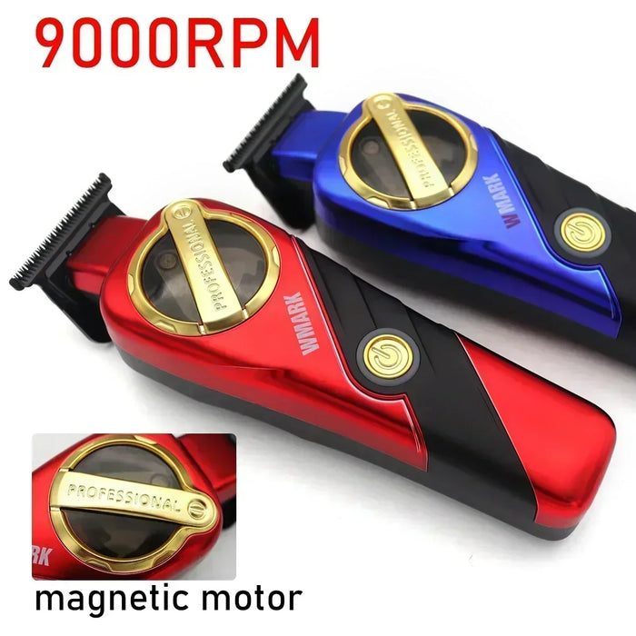 Red-Box Hair Trimmer 9000RPM Magnetic Motor T-Blade Professional Zero-Gapped Clipper - High-performance hair trimmer with powerful motor and precision T-blade