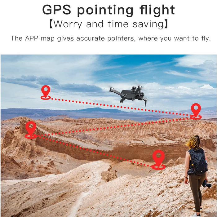 4K GPS Drone with 3-Axis Gimbal and Dual Camera