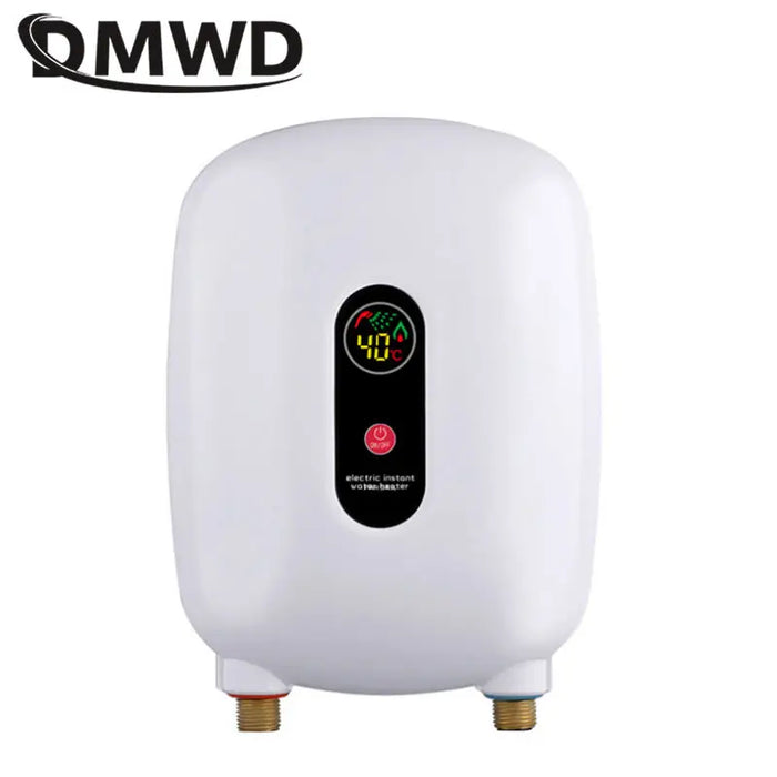 Blue 3500W Tankless Instant Water Heater for Kitchen & Bathroom