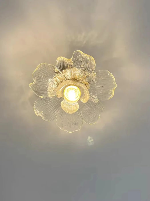 Stylish Clear Glass Light Fixture for Stairs & Entryways