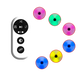 Remote-controlled red, yellow, blue, and green agility training light set