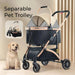 Equipped with durable, smooth-rolling wheels for easy manoeuvring
