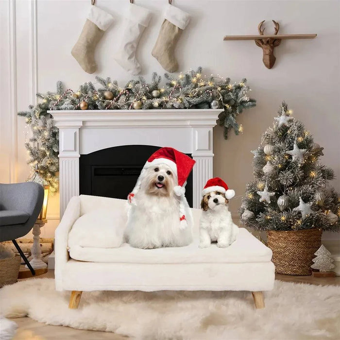 L-Shape Cat and Dog Sofa Bed - A cozy and stylish furniture for your furry friends to relax and sleep in comfort