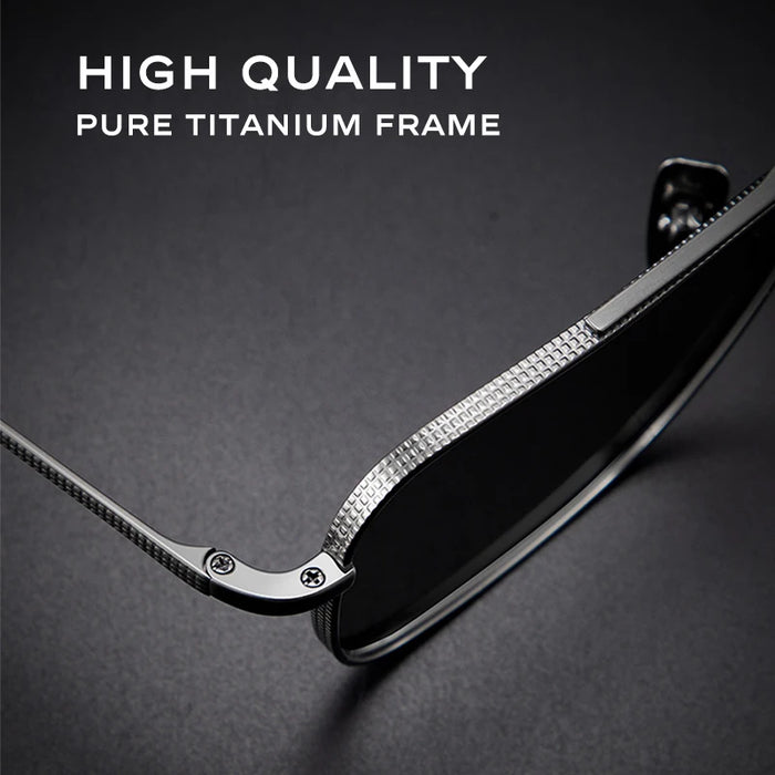 Polarized Outdoor Sunglasses with Gray Photochromic Lens