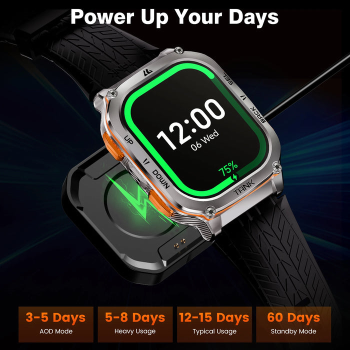 1.43" AMOLED Fitness Smartwatch with Bluetooth Calling